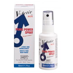V-Activ Penis Power Spray 50 ml per Aumentare la Sensibilità del Pene