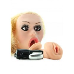 Realistica Bambola Gonfiabile Vibrante "Carmen Luvana" con Vagina in Silicone Cyberskin!