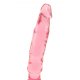 Plug Fallo Anale in Jelly Trasparente Crystal Anal Starter 6" Doc Johnson