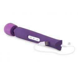 Candy Pie Magic Wand Purple Stimolatore Vaginale Esterno USB Vibrante per Clitoride