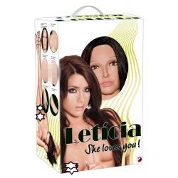 Bambola Gonfiabile Realistica Leticia Doll con Masturbatore Ano e Vagina