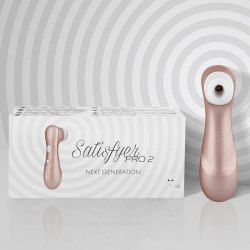 Satisfyer Pro 2 Stimolatore Clitorideo per Donna Succhia Clitoride USB Ricaricabile